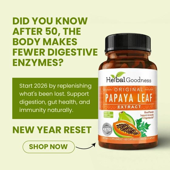 Static ad for Herbal Goodness (supplements, liquid extracts)