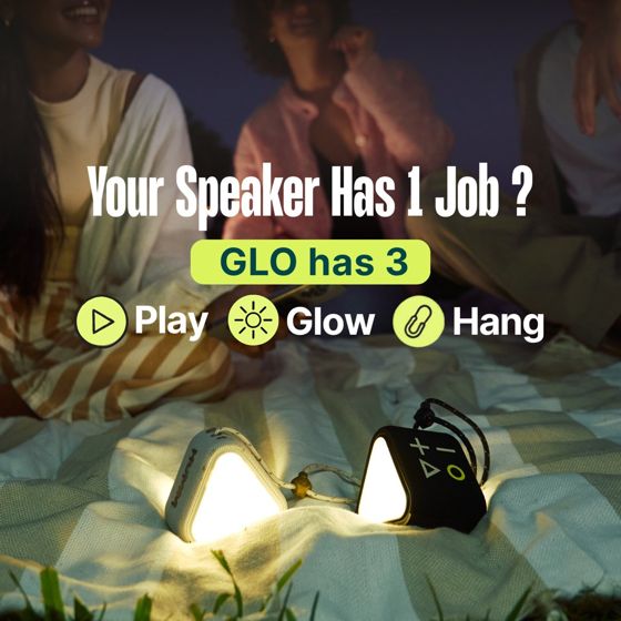 Static ad for Humm (consumer audio, portable speaker)