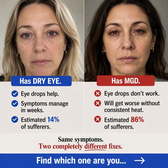 Static ad for BlinkJoy (health tech, heat eye mask)