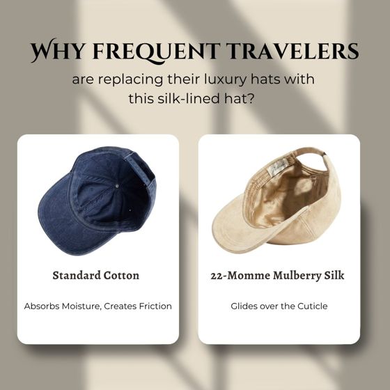 Static ad for Bollide (haircare, silk-lined hats)